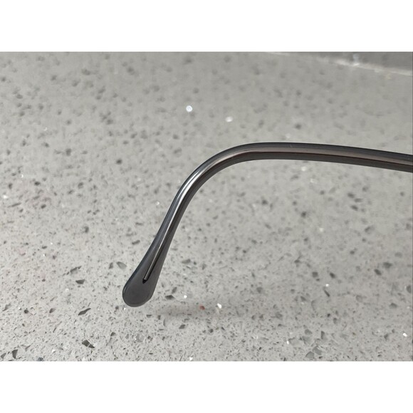 Luxottica Clyde 150 Litegrey Eyeglasses Frames Only Italy full rim aviator main image 11